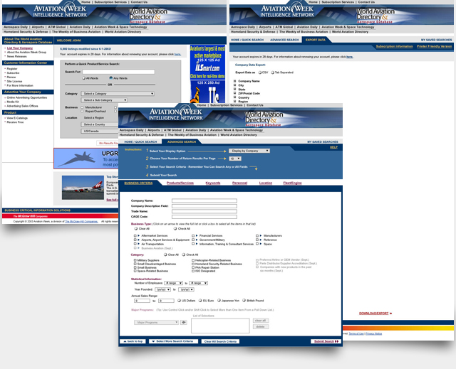 McGraw-Hill World Aviation Directory & Aerospace Database